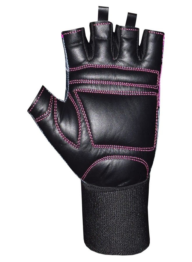 BABBLER Krait Gym Gloves, Fitness Gloves with Wrist Support (Medium, Pink) - Image 4