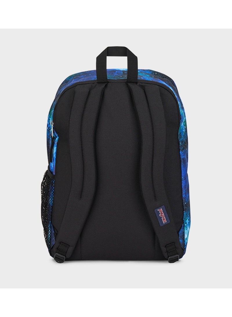 JanSport Big Student Backpack, Cyberspace Galaxy, Dual Main Compartments, 15-Inch Laptop Sleeve, Ergonomic S-Curve Shoulder Straps, Large Capacity - Image 4