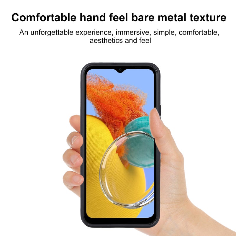 HuHa Case Cover For Samsung Galaxy M14 5G TPU Phone Case(Black) - Image 3