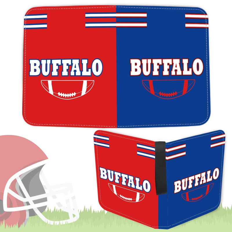 KivolFun Football Card Binder with Sleeves 900 Pocket  Buffalo Football Card Holder for Trading Cards Sports Card 3 Ring Binder Folder Football Collector Album Storage Book Case Kids Boys Girls Gift - Image 4
