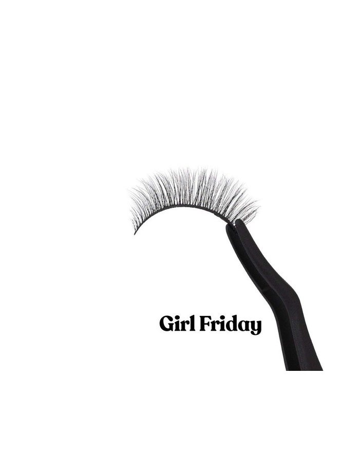Silly George Girl Series Eyelashes Luxurious Synthetic Silk Comfortable Lightweight Wind Resistant Easy To Apply Reusable Smudgefree Grudgefree Lashes Cruelty Free & Vegan (Girl Friday)  - Image 2