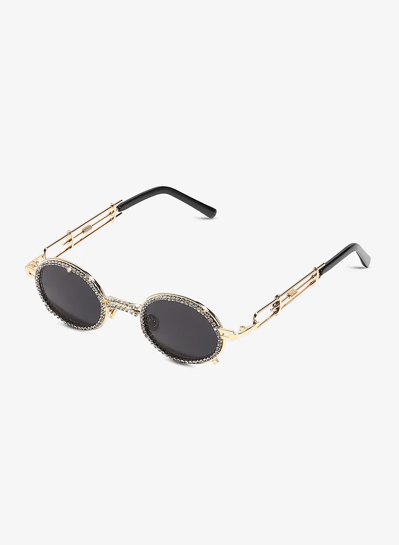Haute Sauce Women Oval Sunglasses With UV Protected Lens