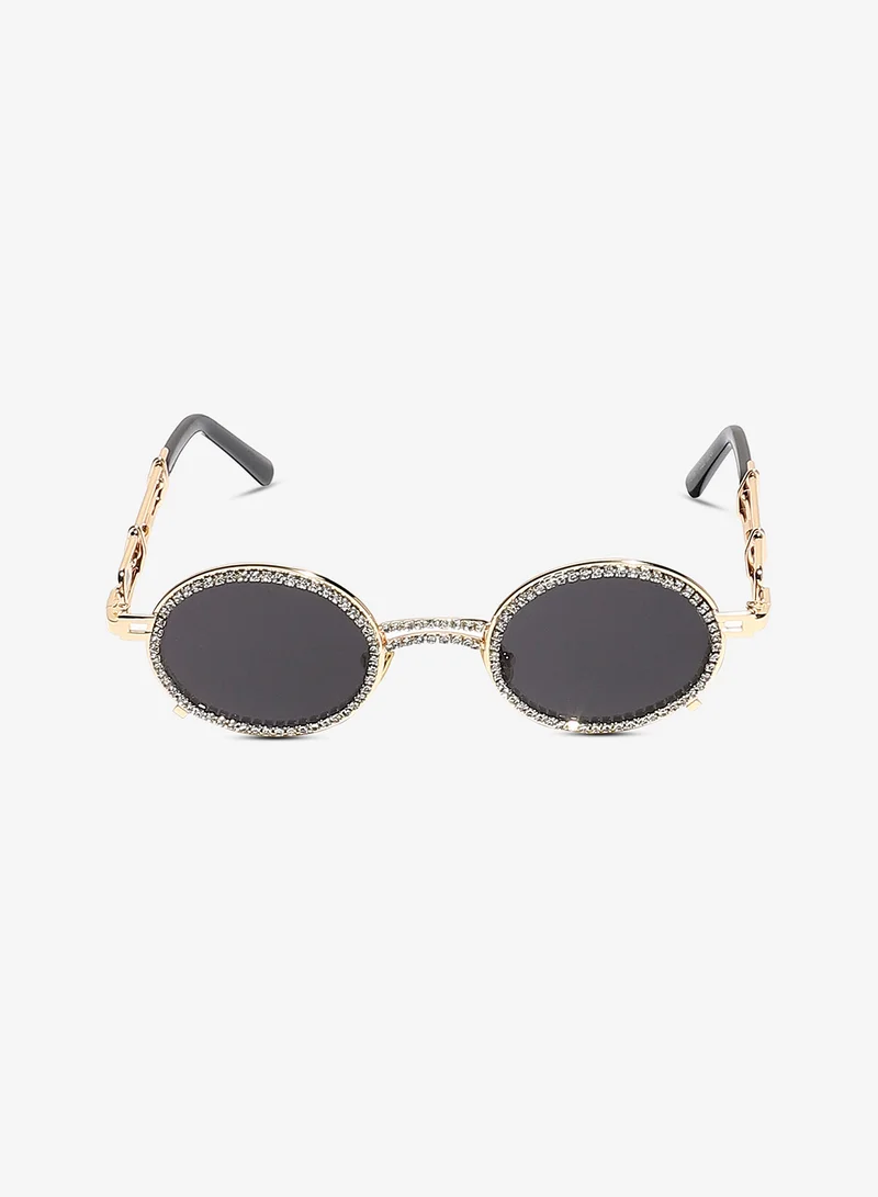 Haute Sauce Women Oval Sunglasses With UV Protected Lens