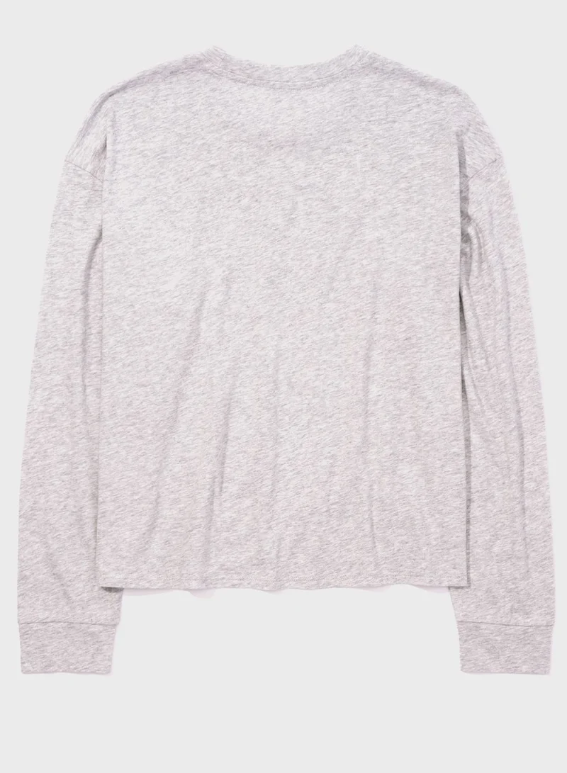 American Eagle Crew Neck Graphic T-Shirt