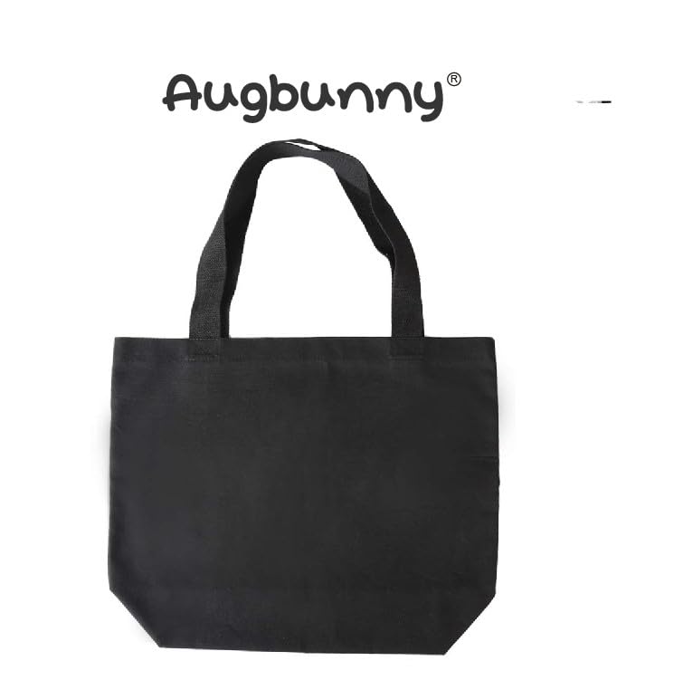 Augbunny Durable 100% Cotton 12oz Canvas Heavy Duty Extra Large Grocery Bag Beach Tote Shopping Bag Multi Purpose Tote. - Image 3