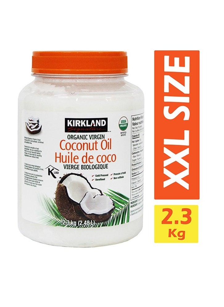 Organic Virgin Coconut Oil For Hair Care, Natural Coconut Oil, Moisturizes And Soothes Hair, Moisturizes Hair Oil, Body Oil, 2.3 kg - pzsku/Z232B9D4C57A185BDF79DZ/45/_/1730438132/c21b097f-610b-436a-b9f3-72c364d0c1cb