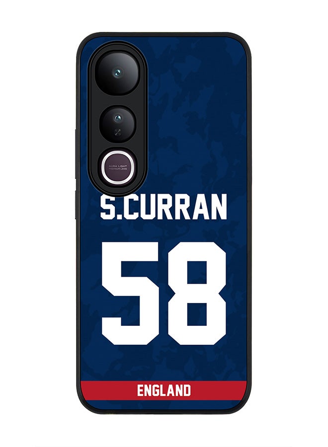 Stylizedd For vivo V50 Lite Case,Slim fit Camera Protection, Shockproof Thin Phone cover  - England Sam Curran, Jersey No 58