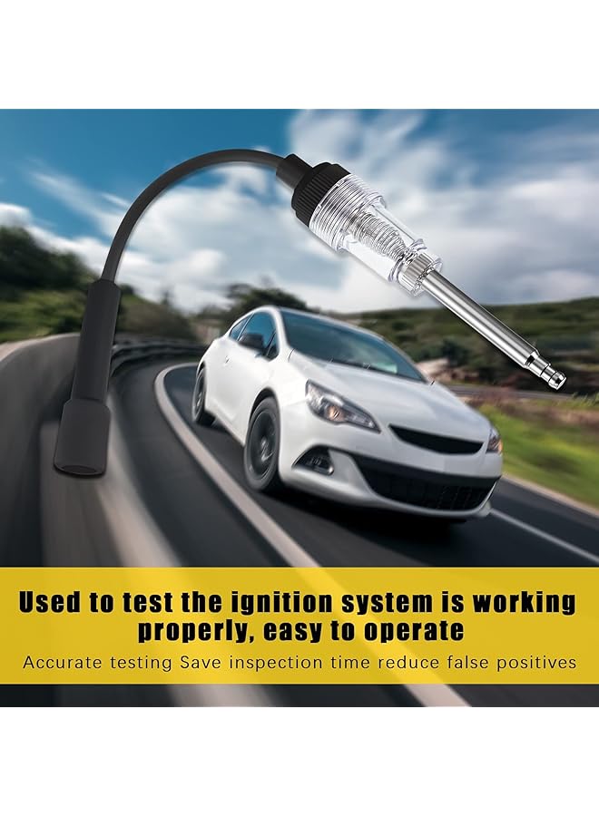 SYOSI Inline Spark Plug Tester Engine Ignition Tester Straight Boot Ignition Tester Light Lawnmower Engine Checker Armature Diagnostic Detector For Automotive Car Internal External Engine (2 Pieces) - Image 5