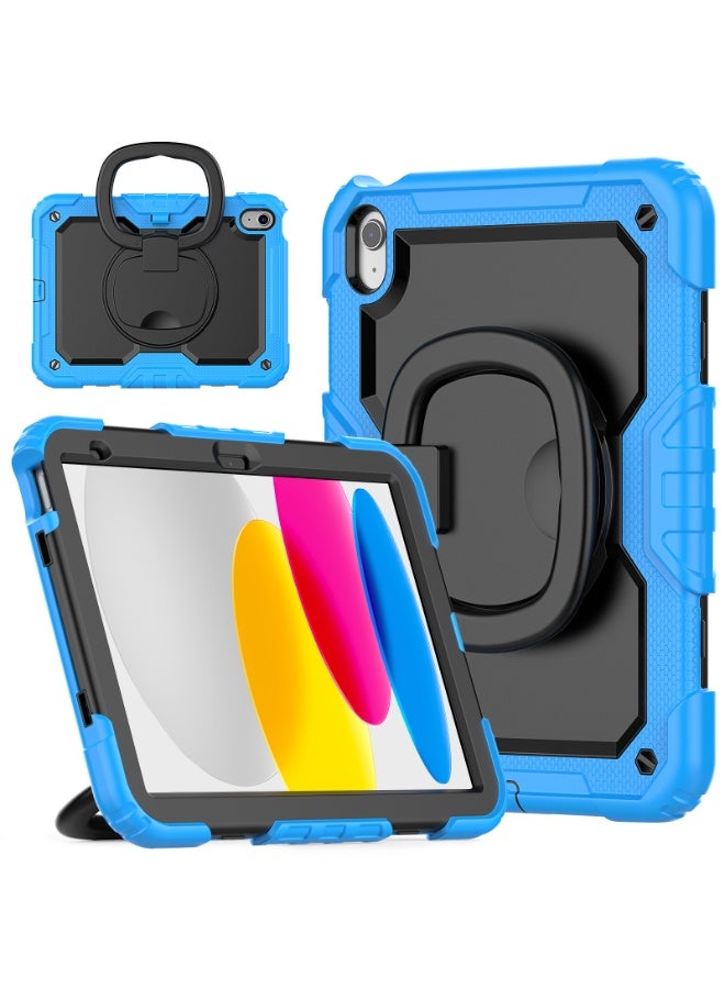 general for iPad 11 (A16) 2025/10th 10.9 2022 - Shockproof Cover with Rotating Stand, Handle - Image 1