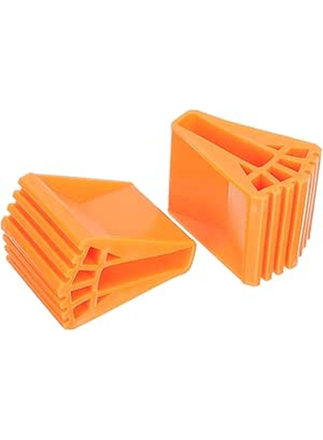 2 Pcs Large Non Slip Rubber Ladder Leg Covers Anti Skid Feet Pads for Home Outdoor - Image 1