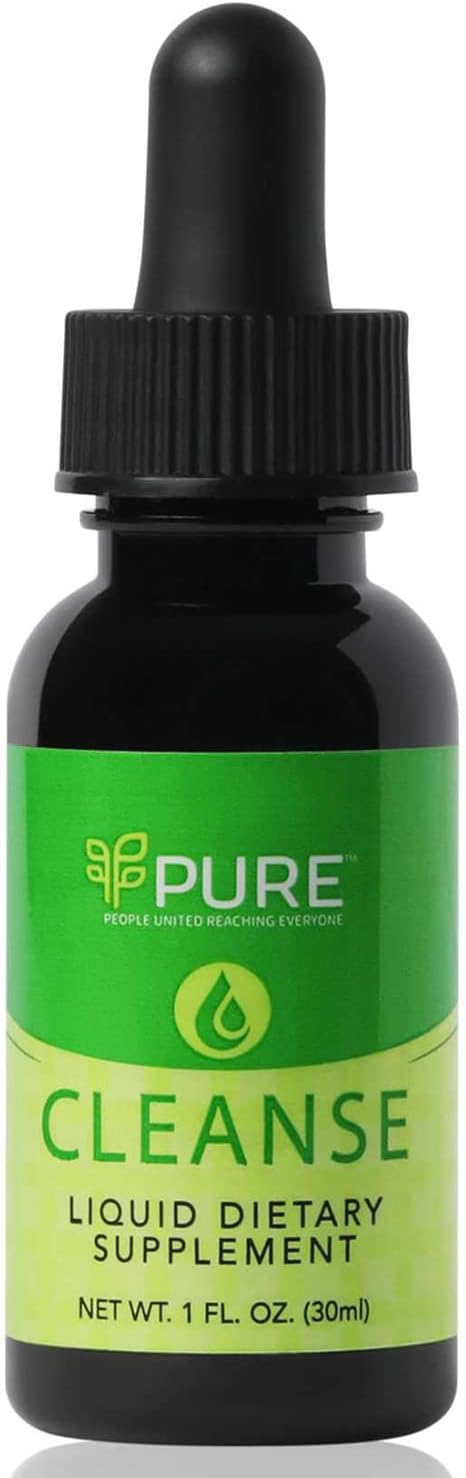 Pure Cleanse Liquid 1oz  Natures Gentle Cleanse with Cascara Sagrada for Occasional Constipation Promotes Digestive Health VeganFriendly Contains Probiotics for Optimal Gut Health Support - Image 1