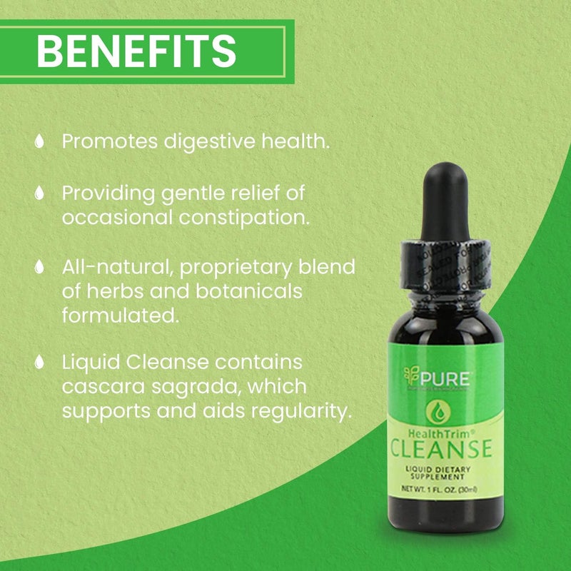 Pure Cleanse Liquid 1oz  Natures Gentle Cleanse with Cascara Sagrada for Occasional Constipation Promotes Digestive Health VeganFriendly Contains Probiotics for Optimal Gut Health Support - Image 4