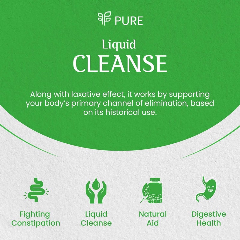 Pure Cleanse Liquid 1oz  Natures Gentle Cleanse with Cascara Sagrada for Occasional Constipation Promotes Digestive Health VeganFriendly Contains Probiotics for Optimal Gut Health Support - Image 5