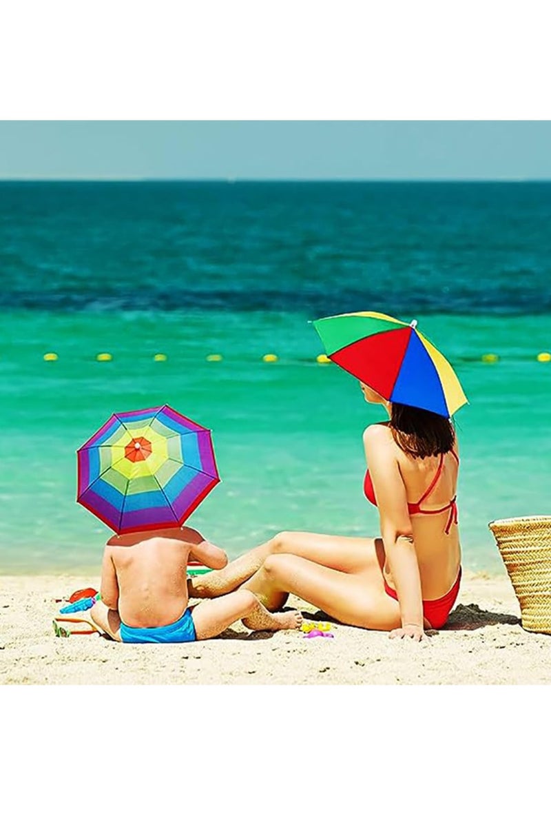 ساكن قبعة شمسية مقاومة للرياح والشمس بدون استخدام اليدين بطول 65 سم، حماية من الأشعة فوق البنفسجية، غطاء رأس قابل للطي، مثالي للصيد والشاطئ والجولف والحماية من الشمس في الهواء الطلق - Image 3