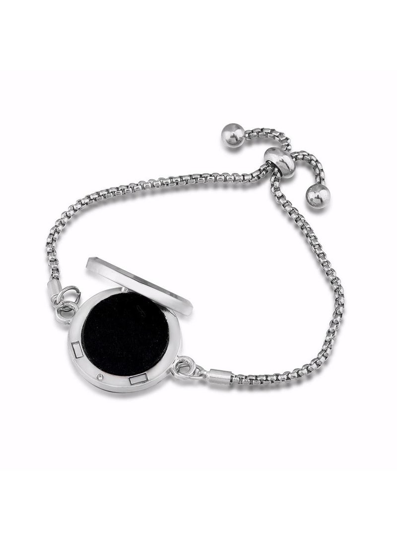 Y&D Outdoor Sports Aromatherapy Mosquito Repellent Stainless Steel Essential Oil Box Magnetic Telescopic Bracelet  - Image 2