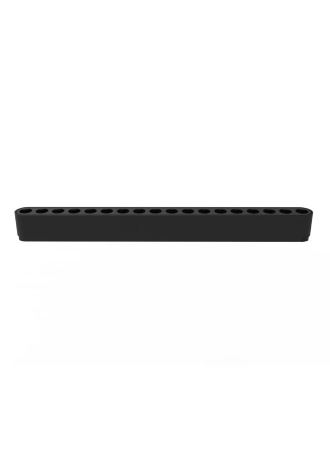 DANUBE HOME - Milano Magnetic Track Cob Module Light 16W Indoor Lighting Fixture With 2700-6000K Color Temperature Durable Alluminium Built - Black Finish Ceiling Lights For Home & Office - 33X2.5X3.15Cm - Image 1
