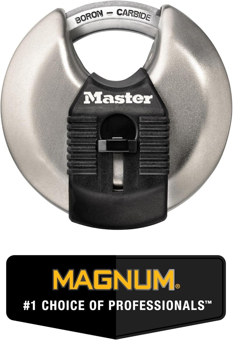 Master Lock M40XKAD Discus Lock - Keyed Alike, Silver - Image 2