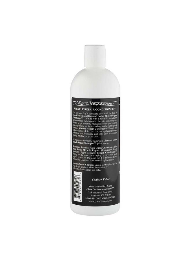 Chris Christensen Chris Christensen Diamond Series Miracle Repair Dog Conditioner, Groom Like a Professional, Pro-Vitamin Formula, Provides Maximum Moisture, Use on Both Dogs and Cats, Made in USA, 16 oz  - Image 2