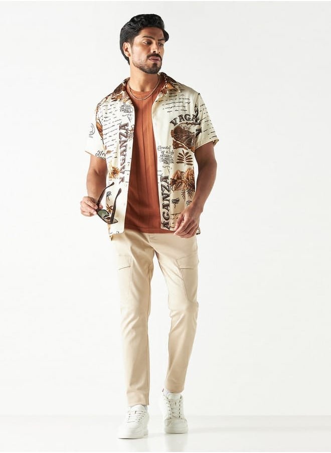 Iconic Iconic All-Over Print Shirt with Short Sleeves  - Image 3
