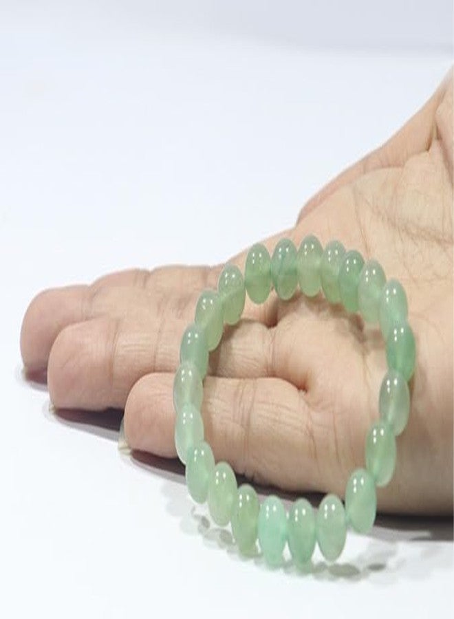 Trishakti Certified Green Aventurine Round Beads 8 mm Crystal Stone Bracelet for Reiki Healing and Crystal Healing - Image 2