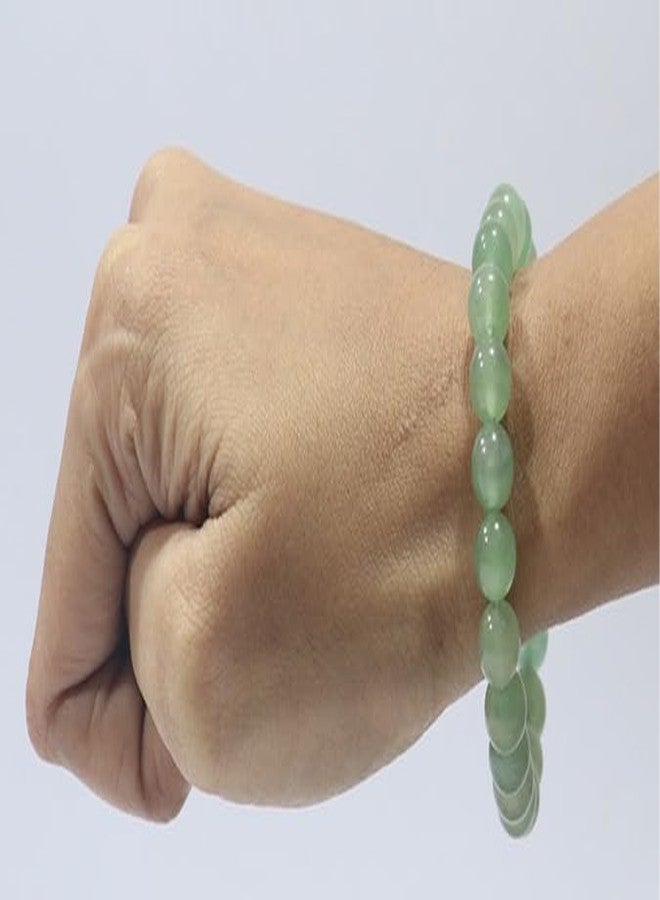 Trishakti Certified Green Aventurine Round Beads 8 mm Crystal Stone Bracelet for Reiki Healing and Crystal Healing - Image 4