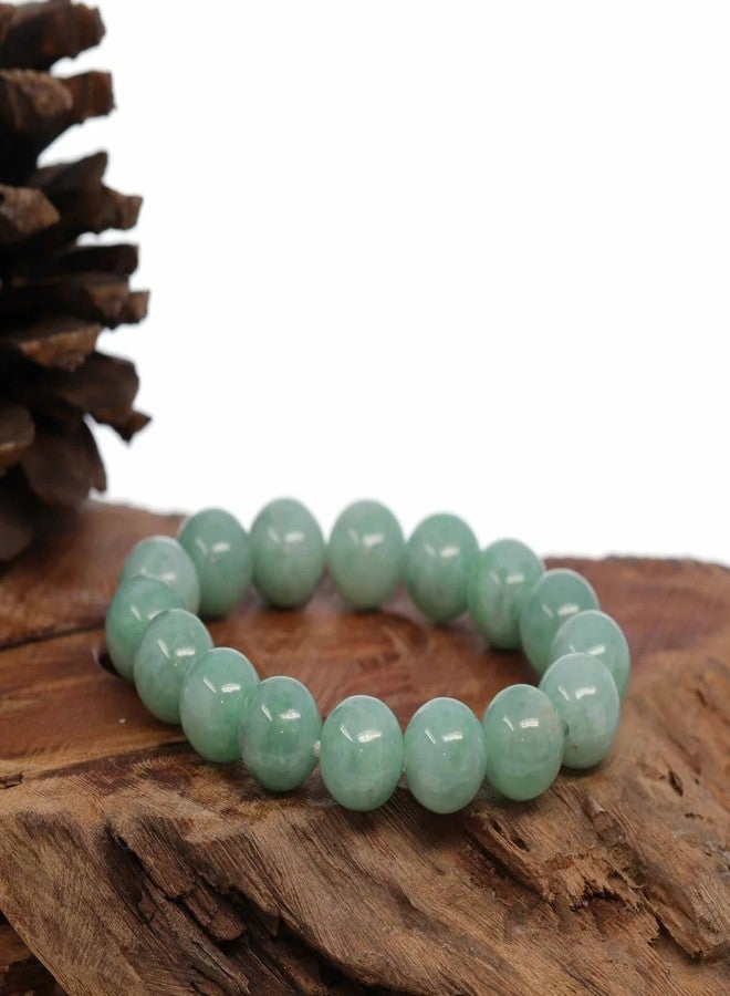 Trishakti Certified Green Aventurine Round Beads 8 mm Crystal Stone Bracelet for Reiki Healing and Crystal Healing - Image 5