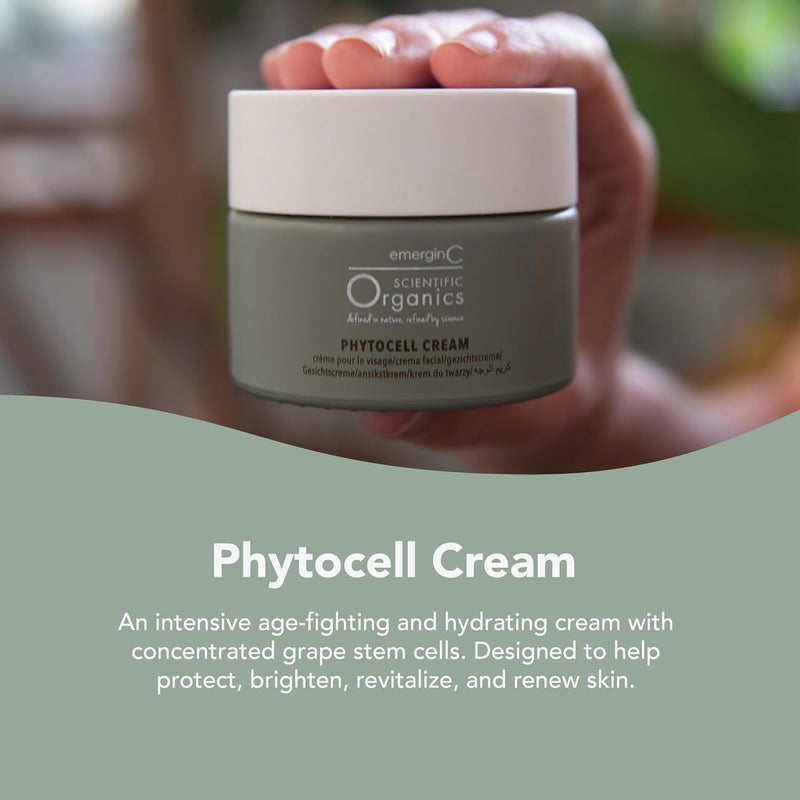 emerginC Scientific Organics Phytocell Anti Aging Cream with Plant Stem Cells - 1.7oz (50ml) - Image 2