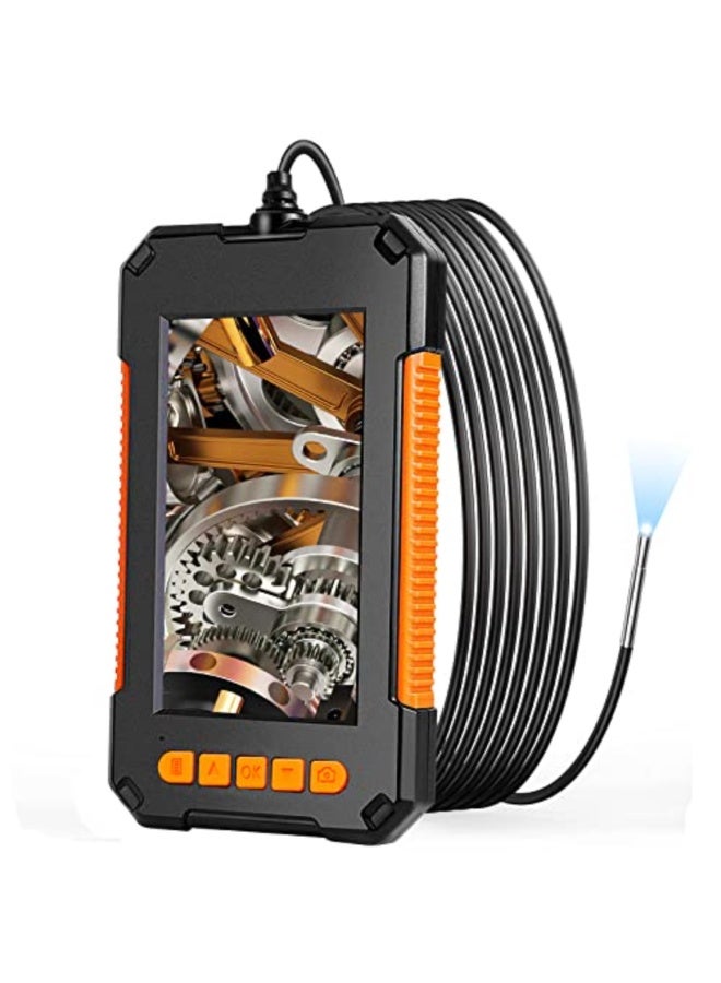Camera 39 Mm Endoscope Inspection Camera With Lights 1080P Hd Ip67 Waterproof Tube Camera With 43 Inch Screen Semi-Rigid Cable 32G Tf Card For Car Check Engine (2M) - Image 1