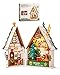 Rowood Miniature House Kit ChristmasMiniature Dollhouse Kits for AdultsMini House Toy Building KitCraft Kits for Women on ChristmasTwinkling Christmas House - Image 2