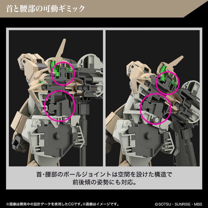 BANDAI SPIRITS Bandai Hobby - Mobile Suit Gundam: The Witch from Mercury - #23 Demi Barding, Bandai Spirits HG 1/144 Model Kit - Image 5