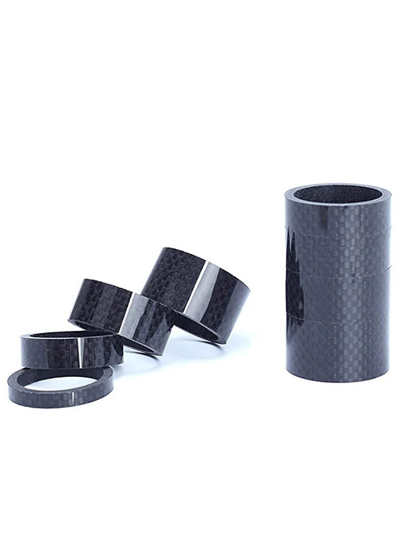SYOSI 4 Pcs Bike Headset Spacer Washer Full Carbon Fiber Bicycle Stem Headset Spacer Fit 1 1/8-Inch Bike - Image 4