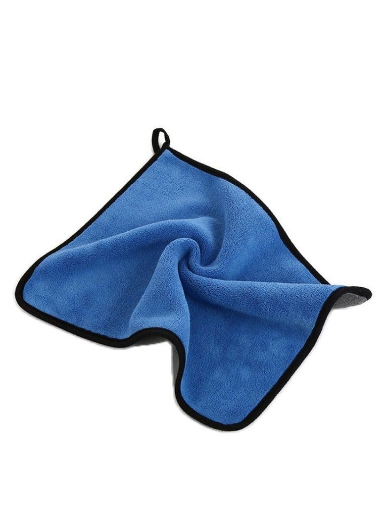 Generic Set of 3 Thickened & Upgraded Double-Sided Coral Velvet Cleaning Towels  - Image 3