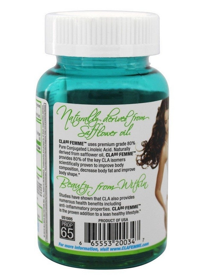 ALLMAX Nutrition Femme CLA80 Femme Premium Grade CLA 1,000 mg 60 Softgels - Image 4