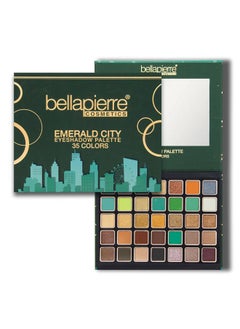 Emerald City Eyeshadow Makeup Palette | 35 Color Shades in a Range of Matte, Satin, Shimmer, and Foil Finishes | Non-Toxic and Paraben Free | Vegan and Cruelty Free