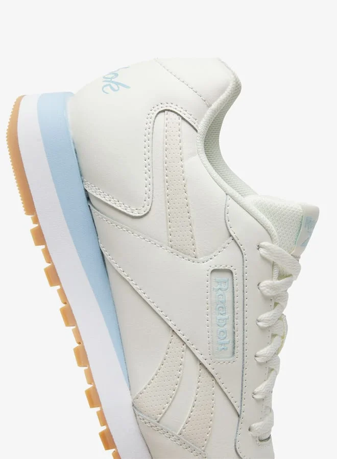 Reebok Womens Panelled Sports Shoes with Lace-Up Closure - REEBOK GLIDE