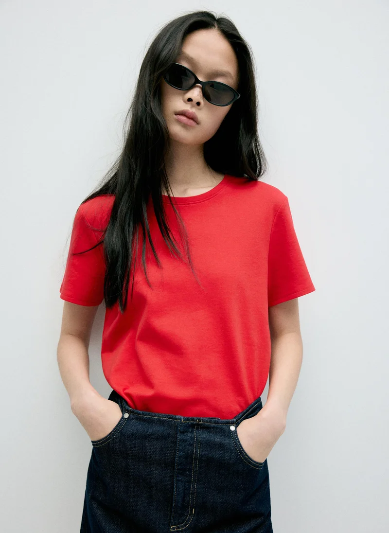 100% Cotton Round Neck T-Shirt