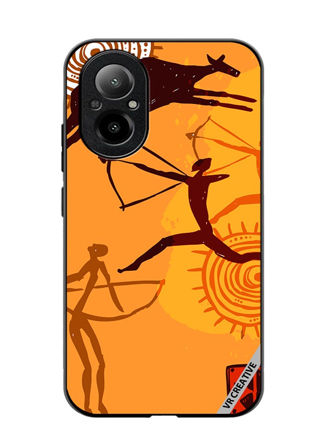 VR CREATIVE Protective Case Cover For Realme C67 4G African Art Design Multicolour - Image 1