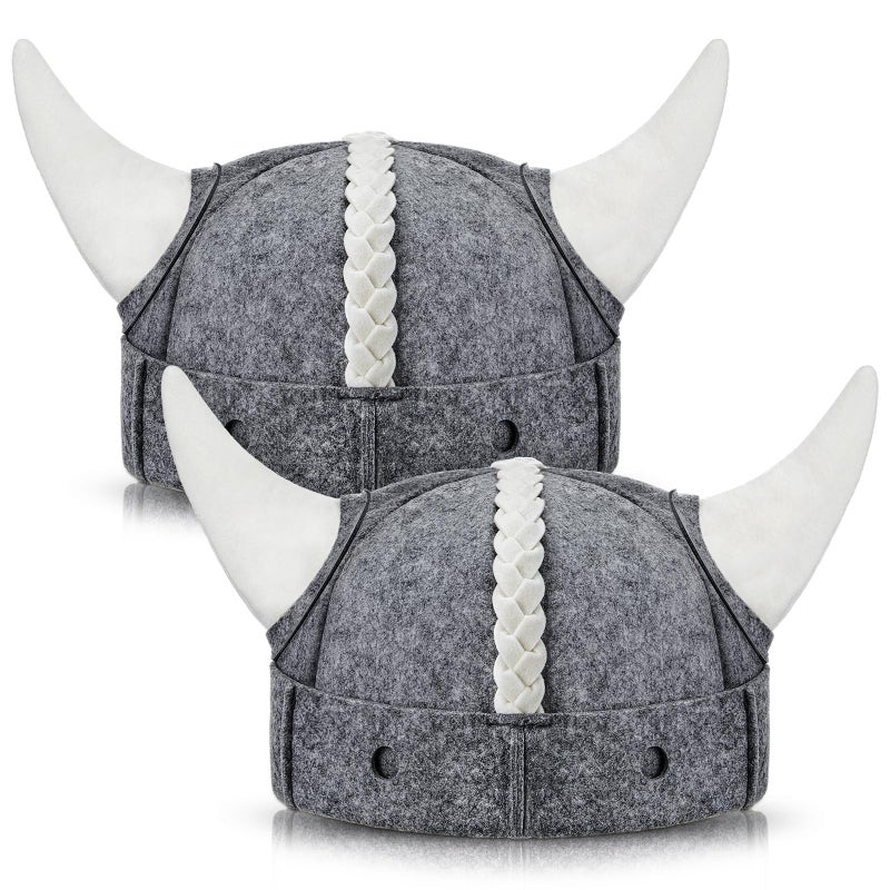 JaGely 1 Pc Sauna Hat Viking Russian Banya Wool Sauna Cap for Women Men Finnish Ukraine Bath Accessories White Gray - Image 2