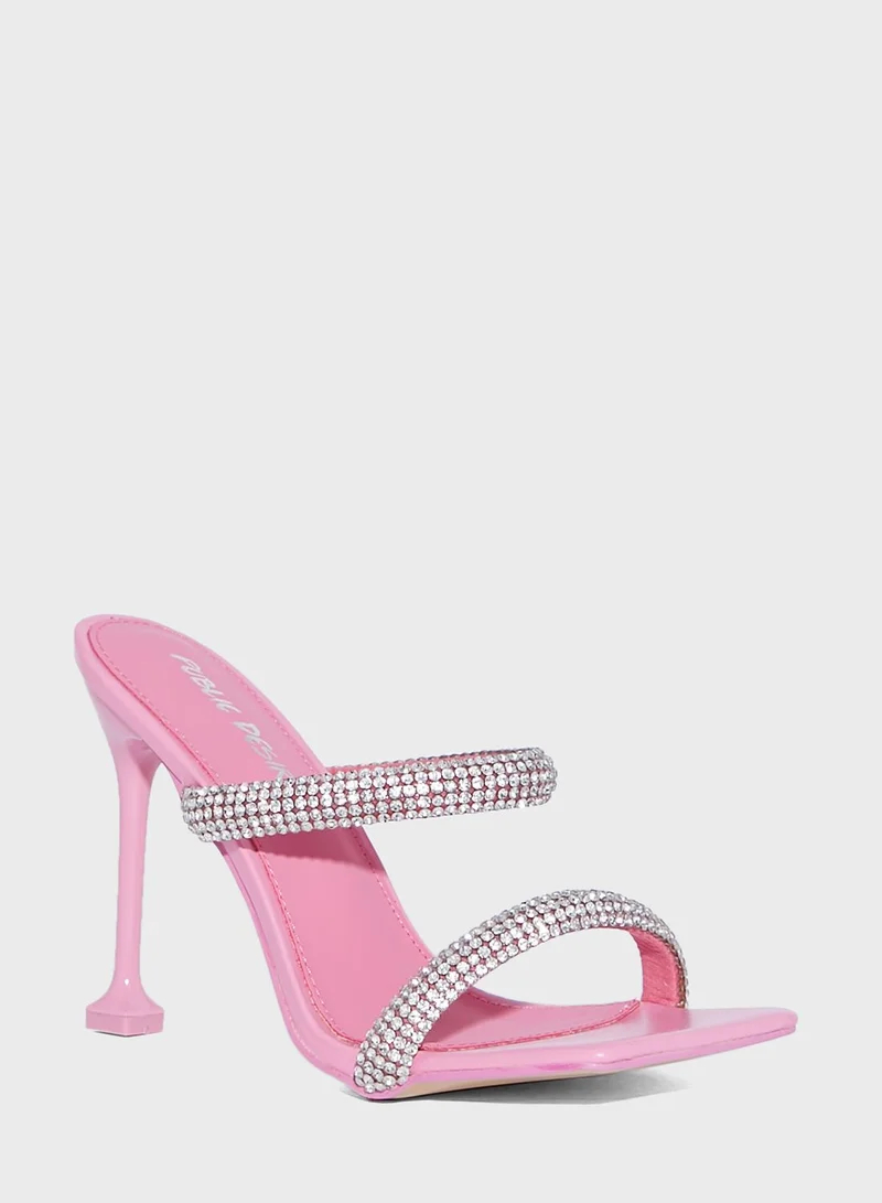 PUBLIC DESIRE Regina High Heel Sandals