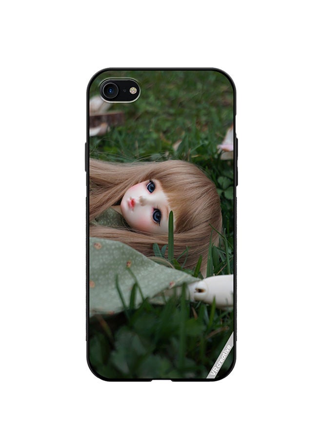 VR CREATIVE Protective Case Cover For Apple iPhone SE (2022) Sleeping Barbie Design Multicolour - Image 1