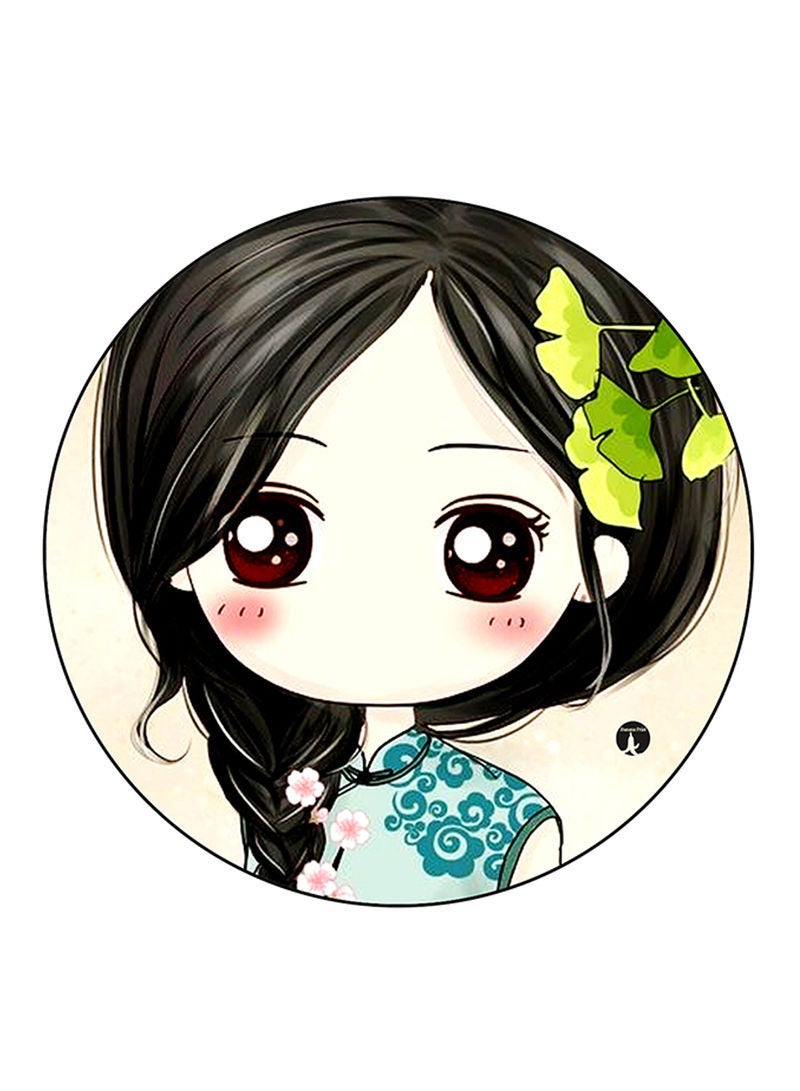 RKN Girl Printed Mouse Pad Multicolour