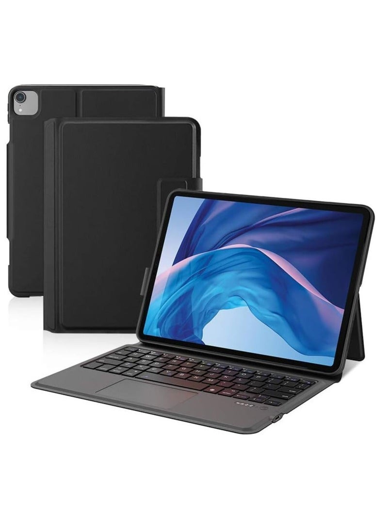 MUNTAQI iPad Keyboard Case with Trackpad for iPad Pro 11 inch 2018 2020 Air 4 10.9 inch,iPad Wireless Bluetooth Keyboard Case with Pencil Holder - Image 1