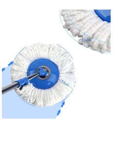 Y&D 3 PCS Microfiber Replacement Mop Head, Spin Refill Heads Universal for 360 Magic Mopping, Round Shape Standard Size (White)  - Image 4