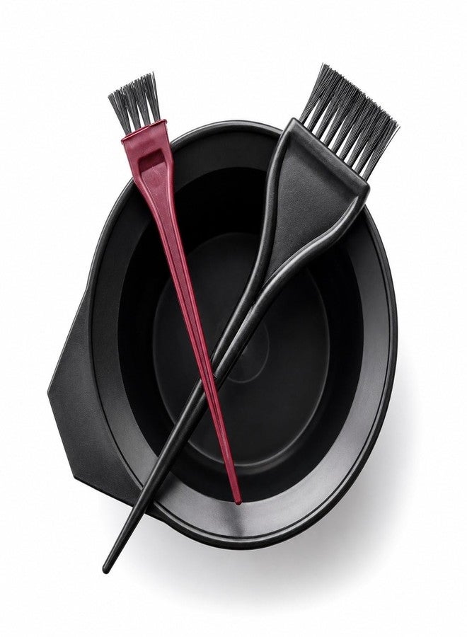 Onward Plastic Hair Dye Mixing Bowl Set with 2 Tinting Brushes for Hair and Beard, Durable Chemical Resistant Bowl for Hair Dye, 200 ml, (Multicolour)(Tinting Brush, Hair Dyeing Brush, Bowl) - Image 1