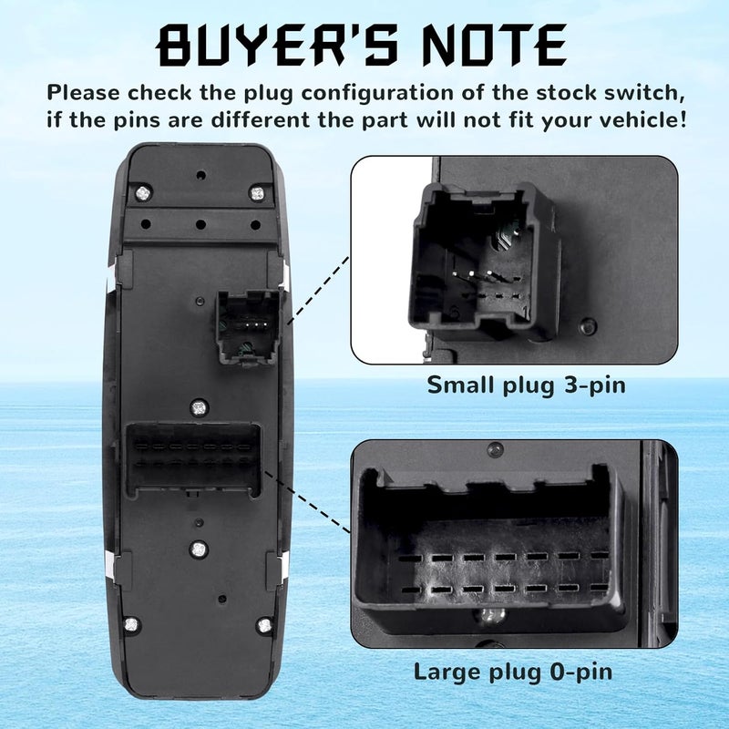 Citumo Master Power Window Switch for Chrysler and Dodge - Image 4
