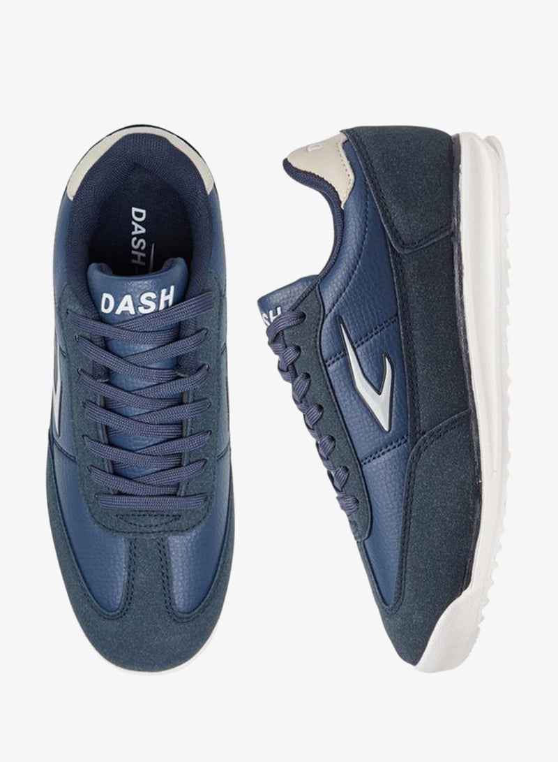 Dash Solid Lace-Up Sports Shoes - Image 3