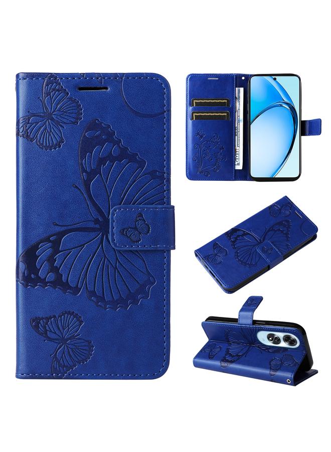 erorex Case For OPPO A60 4G Global 3D Butterfly Embossed Pattern Flip Leather Phone Case - Image 1
