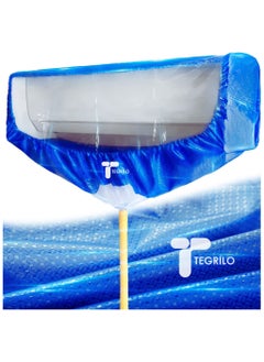 TEGRILO Air Conditioning Cover Washing Wall Mounted Air Conditioner Cleaning Protective Dust Cover Clean Tool Tightening Belt For (2P-3P) (cover kit)  - Image 1