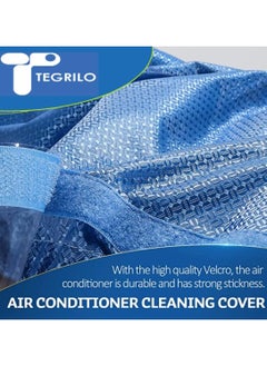 TEGRILO Air Conditioning Cover Washing Wall Mounted Air Conditioner Cleaning Protective Dust Cover Clean Tool Tightening Belt For (2P-3P) (cover kit)  - Image 4