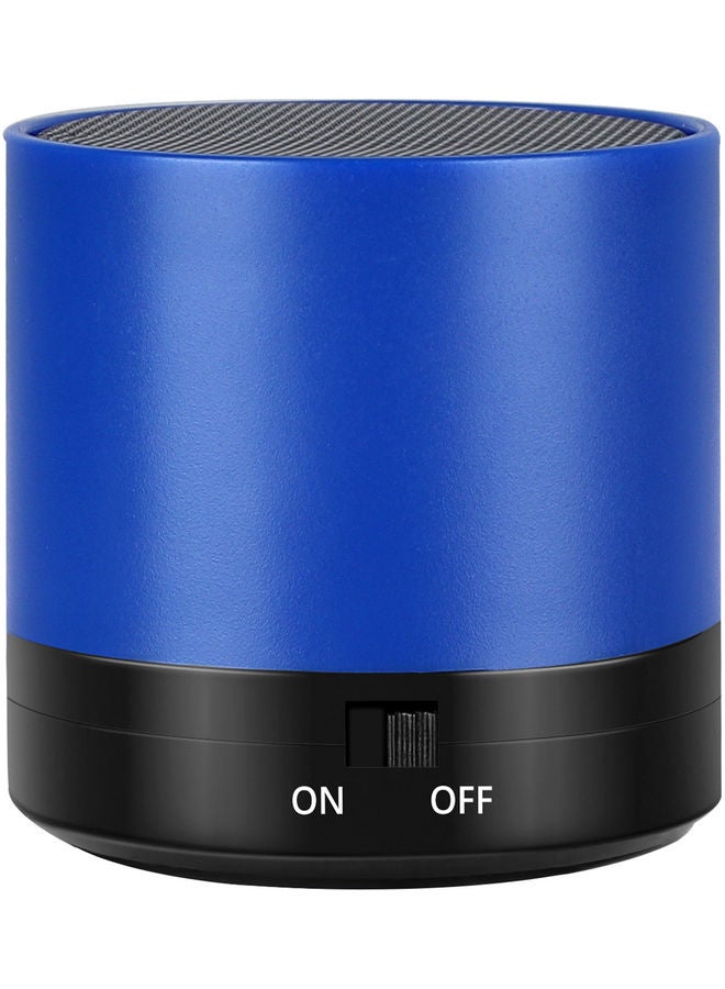 NIBEMINENT Mini Compact Portable Audio Wireless BT Small Speaker for Home Blue - Image 1